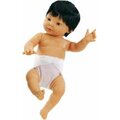 Vauvanukke, kovavartaloinen 35cm Poikanukke, aasialainen