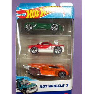 Hot Wheels Perusautopaketti 3kpl, 3