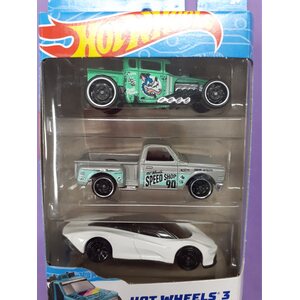 Hot Wheels Perusautopaketti 3kpl, 7